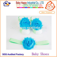 Latest promotional shoes flower barefoot sandals